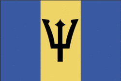Barbadian or Bajan (colloquial) flag