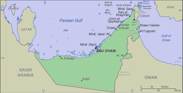 Emirati Map