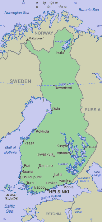 Finnish Map
