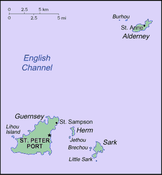 Channel Islander Map