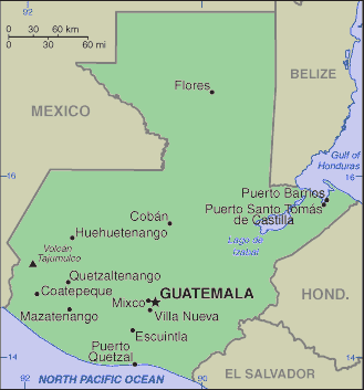 Guatemalan Map