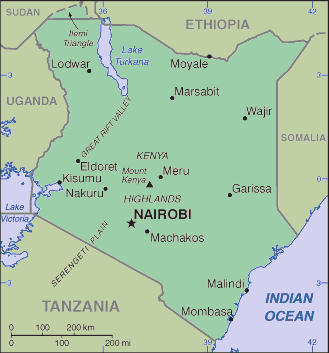 Kenyan Map
