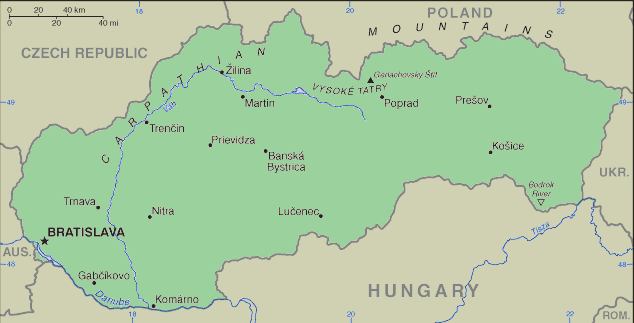 Slovak Map