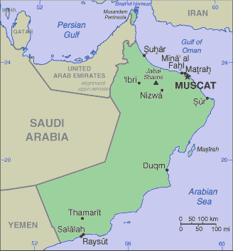 Omani Clickable Map. Omani Map