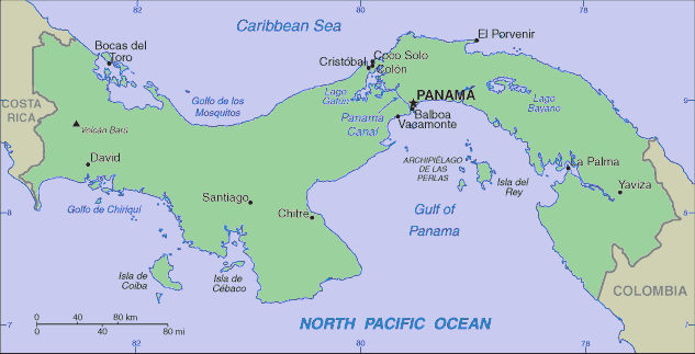 Panamanian Map