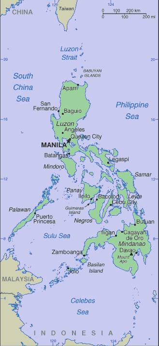map of philippines. Philippine Clickable Map