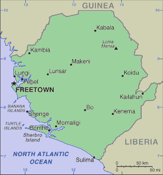 Sierra Leonean Map
