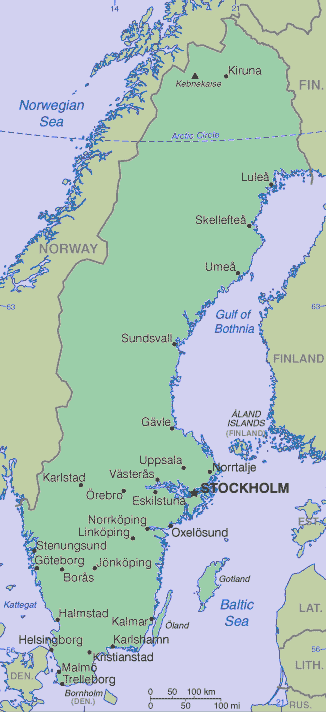 Swedish Map