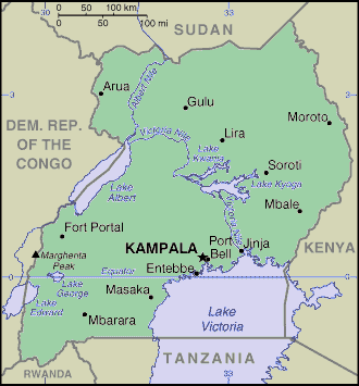 Ugandan Clickable Map