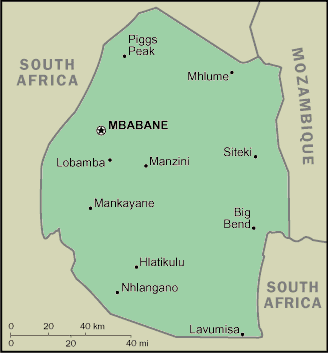 Swazi Map