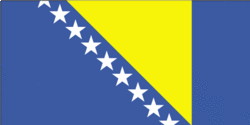 Bosnian, Herzegovinian flag