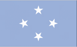 Micronesian; Chuukese, Kosraen(s), Pohnpeian(s), Yapese flag