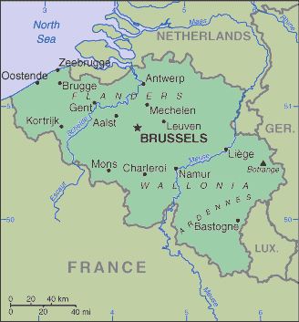 Belgian Map
