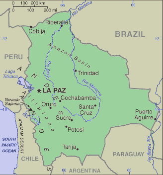 Bolivian Map