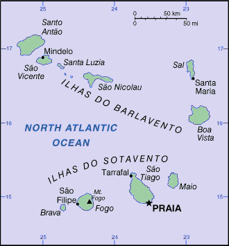 Cape Verdean Map
