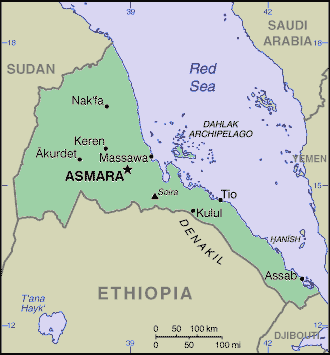 Eritrean Map