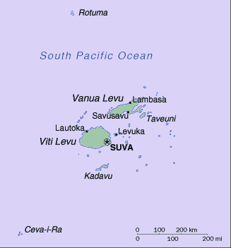Fijian Map