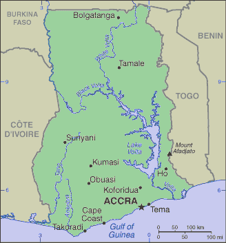 Ghanaian Map