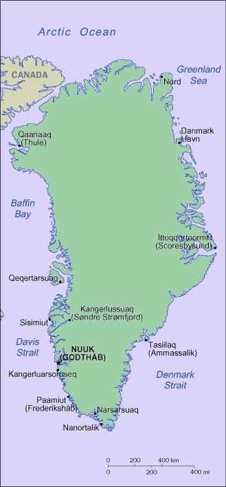 Greenlandic Map