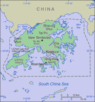 Chinese/Hong Kong Map