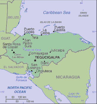 Honduran Map