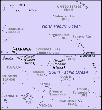 I-Kiribati Map