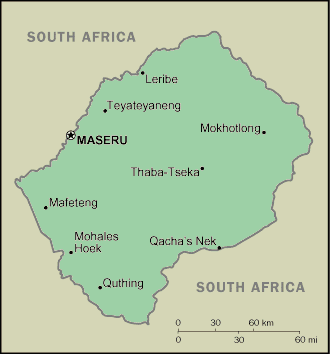 Basotho Map