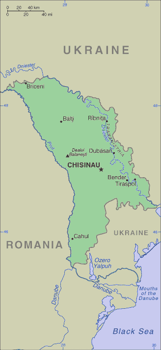 Moldovan Map