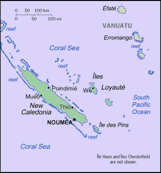 New Caledonian Map