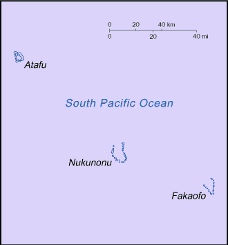 Tokelauan Map