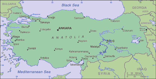 Turkish Map