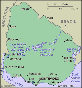 Uruguayan Map