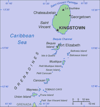 Saint Vincentian or Vincentian Map