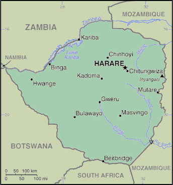 Zimbabwean Map